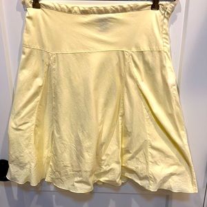 Creamy butter color. Size small. Organic cotton